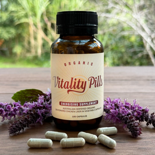 Organic Chicken Liver Capsules by Vitality Pills – 1 Jar ($95.25)